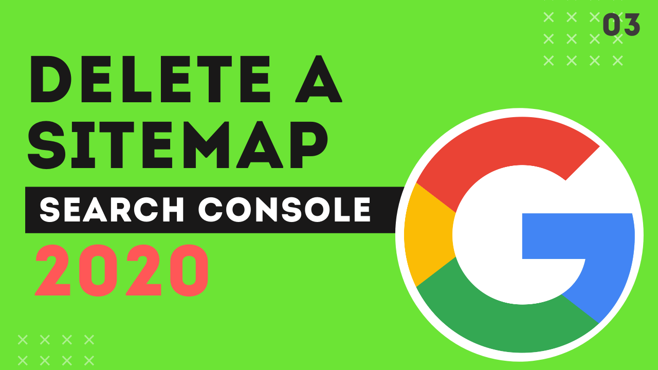 How to delete a sitemap from google search console